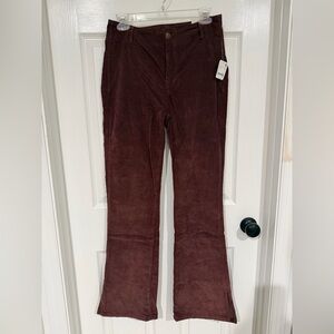 Free People Level Up Slit Bootcut Corduroy Pants